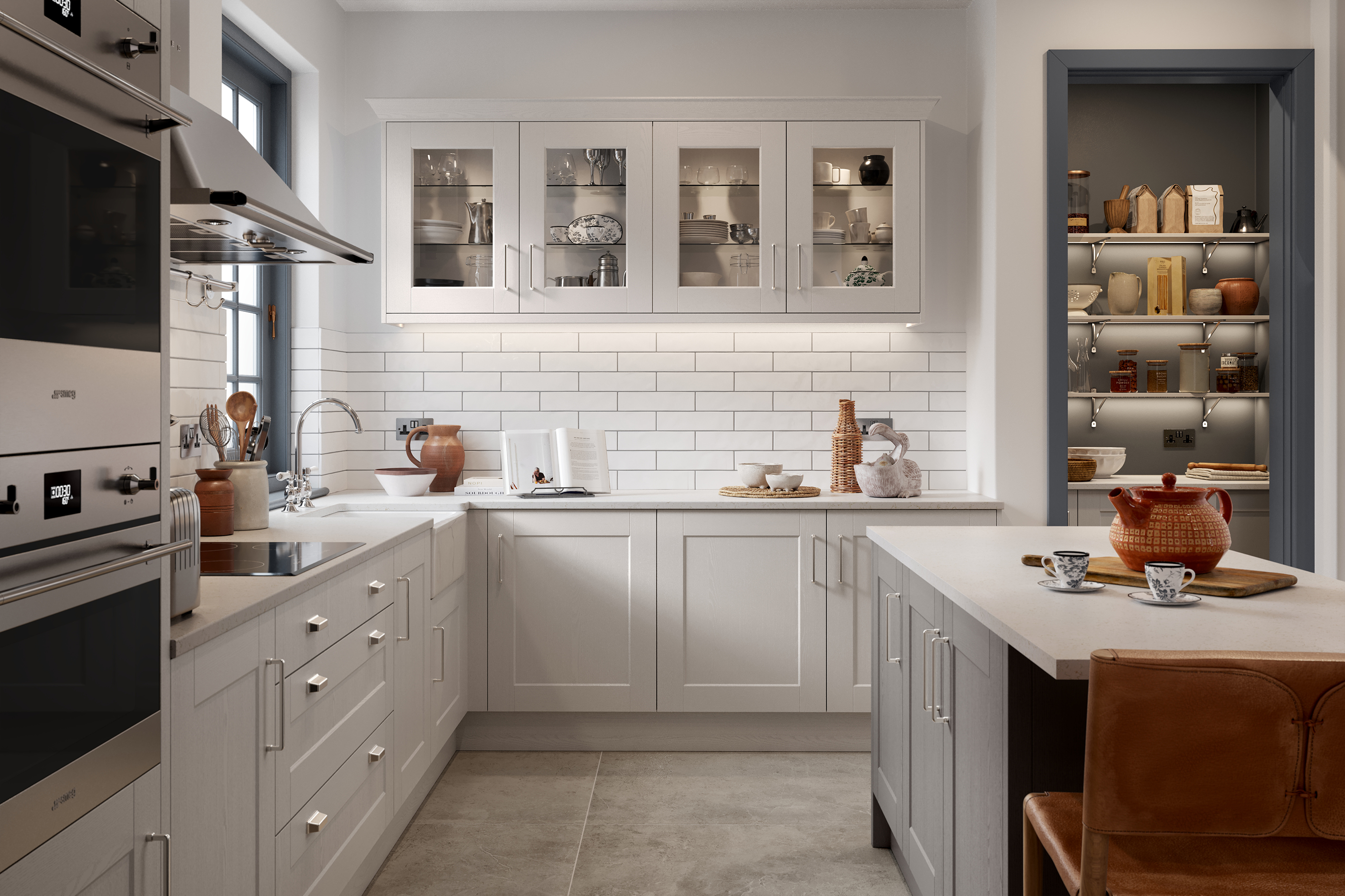 Kensington in Light Grey